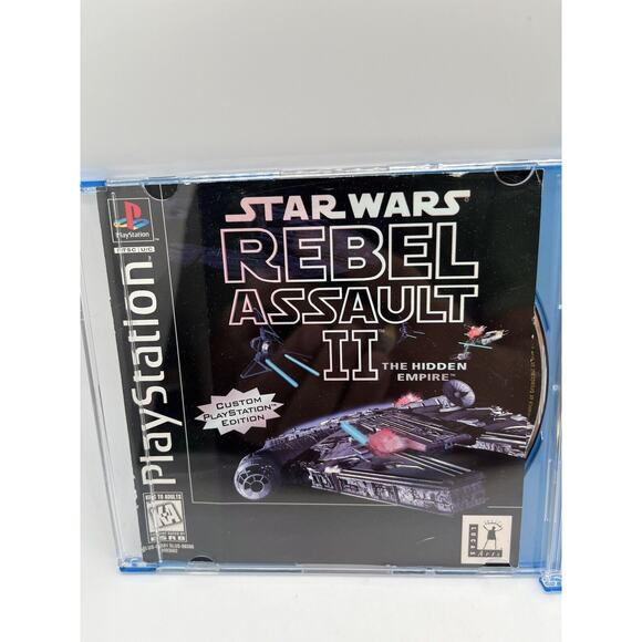 Sony PlayStation 1 PS1 Star Wars Rebel Assault II 2 Manual Tested Working Nice - Picture 3 of 10